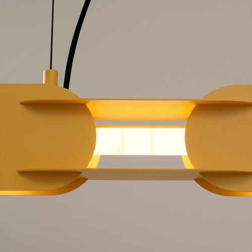 Check CHAIN 91 yellow LED 3000K pendant lamp
