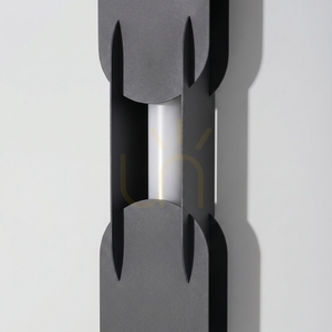 CHAIN 91 black LED wall lamp 4000K small 4