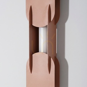 CHAIN 91 mocca LED wall lamp 4000K small 4