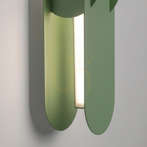 CHAIN 91 sage LED wall lamp 4000K small 3