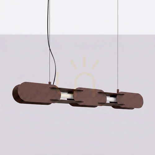 Check CHAIN 91 brown LED 4000K pendant lamp