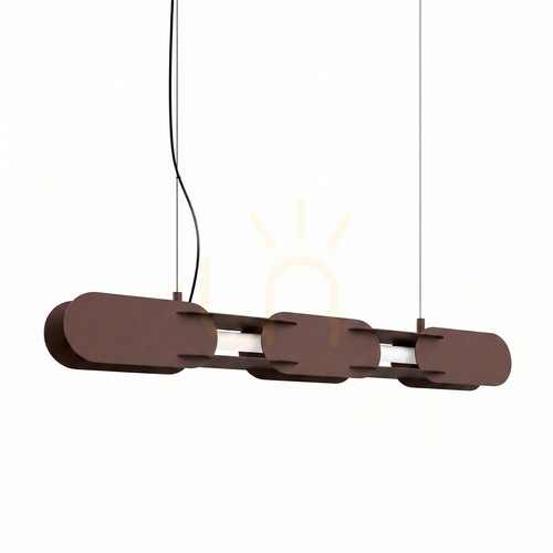 Check CHAIN 91 brown LED 4000K pendant lamp