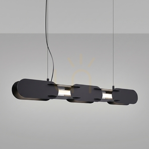 CHAIN 91 pendant lamp black LED 4000K small 2