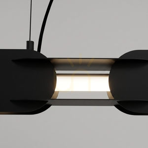 CHAIN 91 pendant lamp black LED 4000K small 3