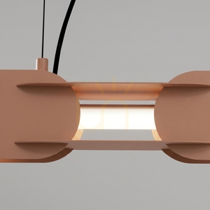 CHAIN 91 mocca LED 4000K pendant lamp small 3