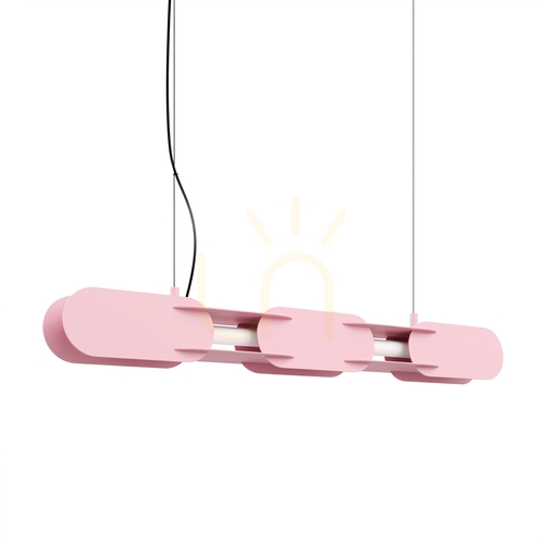Check CHAIN 91 pink LED 4000K pendant lamp