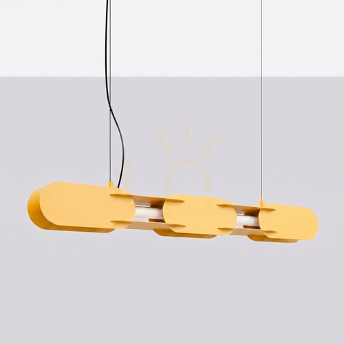 Check CHAIN 91 yellow LED 4000K pendant lamp