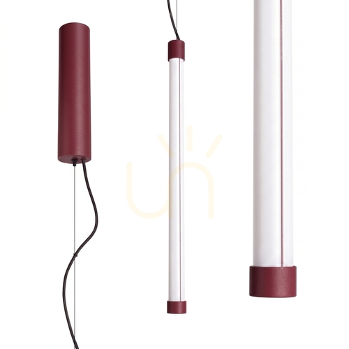 Check TRANG 50 burgundy LED 3000K pendant lamp