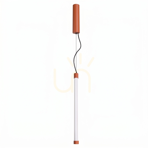 Check TRANG 50 ochre red LED 3000K pendant lamp