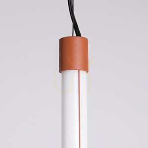 TRANG 75 ochre red LED 3000K pendant lamp small 5