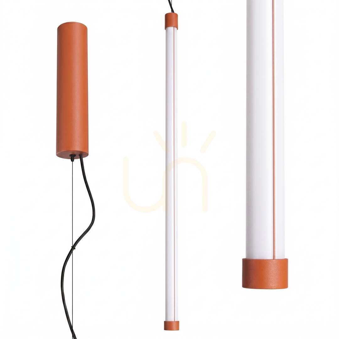 TRANG 75 ochre red LED 3000K pendant lamp
