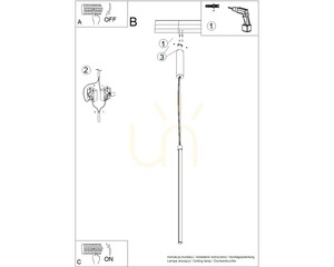 TRANG 100 red LED 3000K pendant lamp small 7