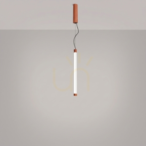 TRANG 50 ochre red LED 4000K pendant lamp small 3