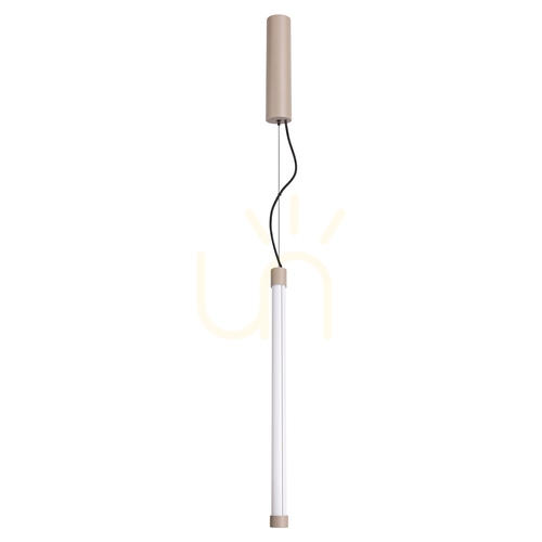 Check TRANG 50 taupe LED 4000K pendant lamp