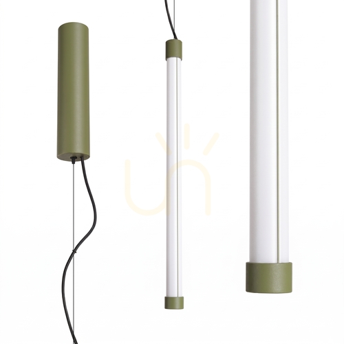 Check TRANG 50 green olive LED 4000K pendant lamp
