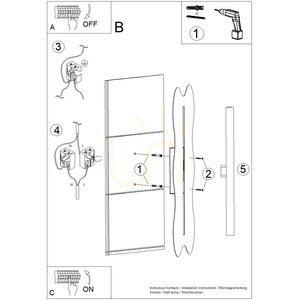 KLOVER wall lamp sage small 7