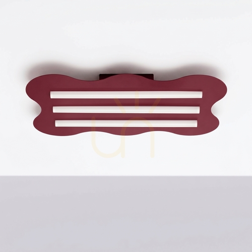 Check Plafond KLOVER burgundy