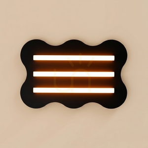 Plafond KLOVER black small 3