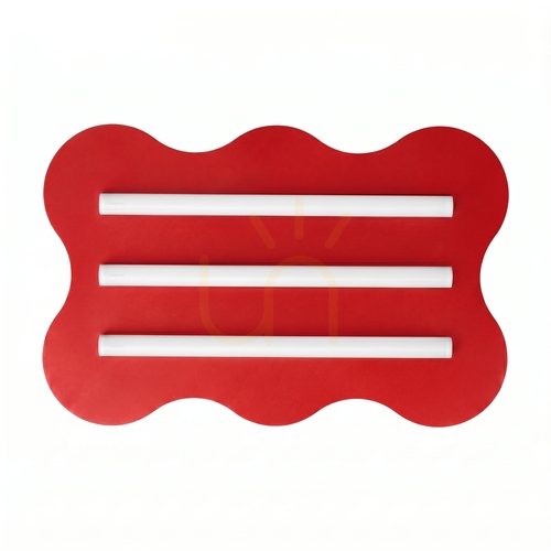 Check Plafond KLOVER red