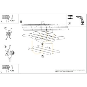 Plafond KLOVER mocca small 7