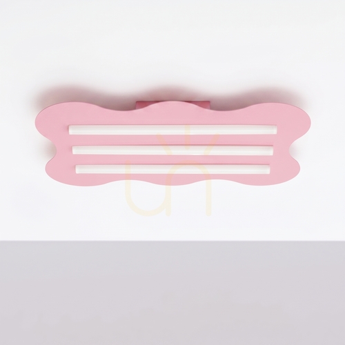 Check Plafond KLOVER pink