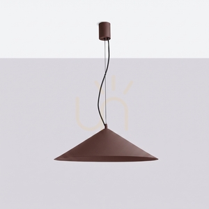 Thoro FINT brown cone pendant light LED 3000K small 1