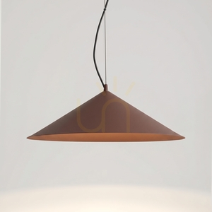 Thoro FINT brown cone pendant light LED 3000K small 3
