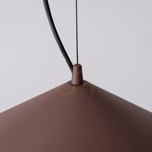 Thoro FINT TH.960 brown LED pendant light, 4000 K, Ø50 cm small 5
