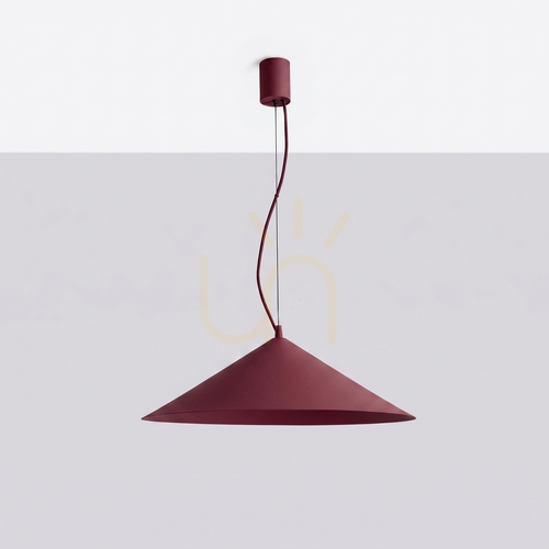Check FINT burgundy LED 4000K pendant lamp
