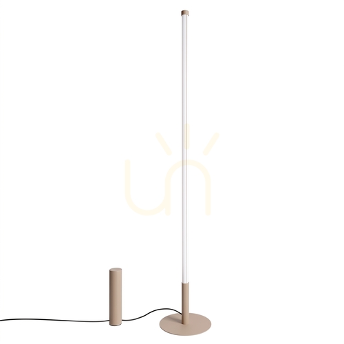 Check TRANG taupe 4000K floor lamp