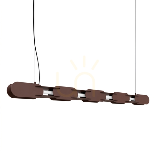 Check CHAIN 158 brown LED 3000K pendant lamp