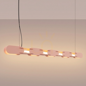 CHAIN 158 peach LED 3000K pendant lamp small 2