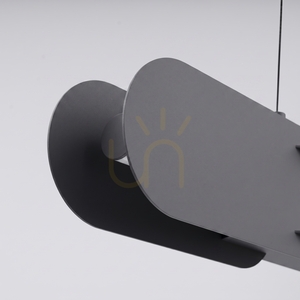 CHAIN 158 black LED 3000K pendant lamp small 4