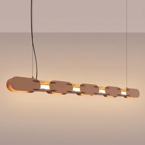 CHAIN 158 mocca LED 3000K pendant lamp small 2