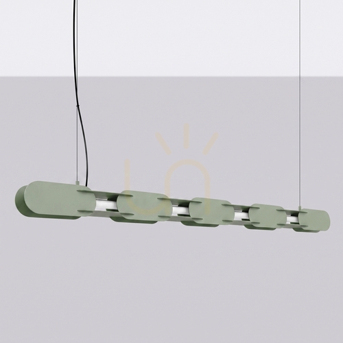 Check CHAIN 158 green olive LED 3000K pendant lamp