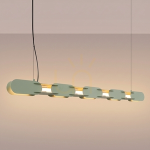 CHAIN 158 green olive LED 3000K pendant lamp small 2