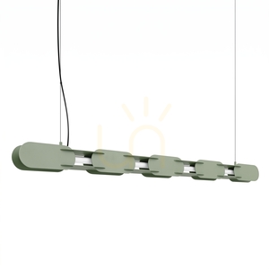 CHAIN 158 green olive LED 3000K pendant lamp small 0