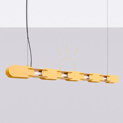 Check CHAIN 158 yellow LED 3000K pendant lamp