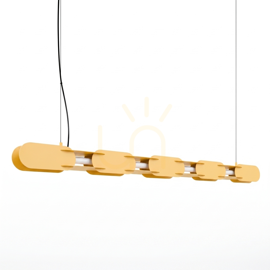 CHAIN 158 gelbe LED 3000K Pendelleuchte
