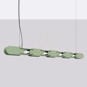 CHAIN 158 sage LED 4000K pendant lamp small 1