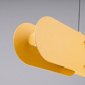 CHAIN 158 Thoro TH.1049 linear pendant lamp yellow LED 19.9 W 2355 lm 4000 K small 4