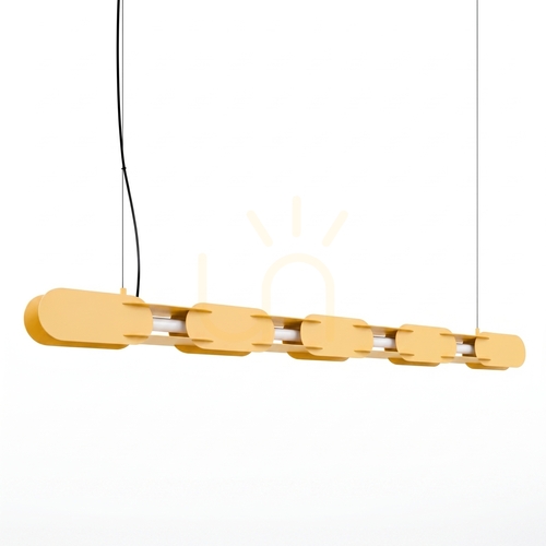 Check CHAIN 158 yellow LED 4000K pendant lamp