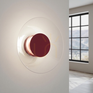 ASTRO burgundy LED wall lamp 4000K small 2