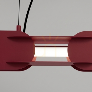 CHAIN 91 burgundy LED 4000K pendant lamp small 3