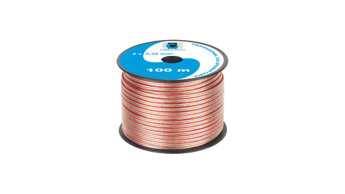 Check CCA 2x0.35mm speaker cable - transpaired