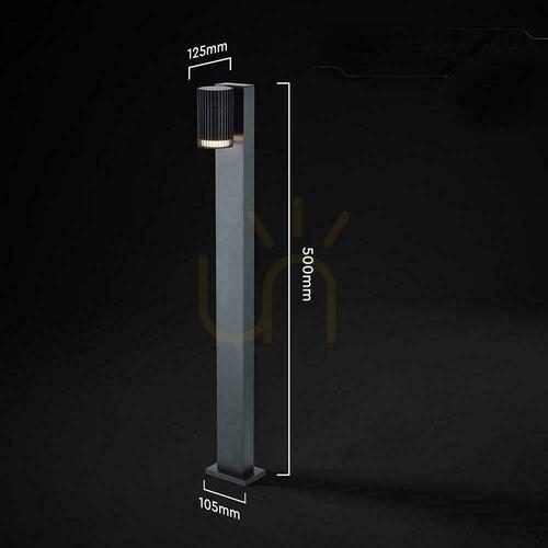 Check V-TAC 50CM GU10 black garden post VT-10176 3 year warranty