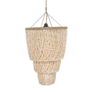 Shell Chandelier Natural M small 8