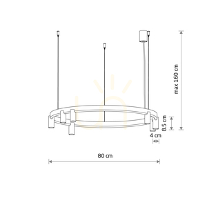 FOURTY ROUND LED Pendant Lamp 12283 Nowodvorski small 9