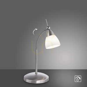 PINO Table Lamp 4001-55 Silver 1xG9 small 8