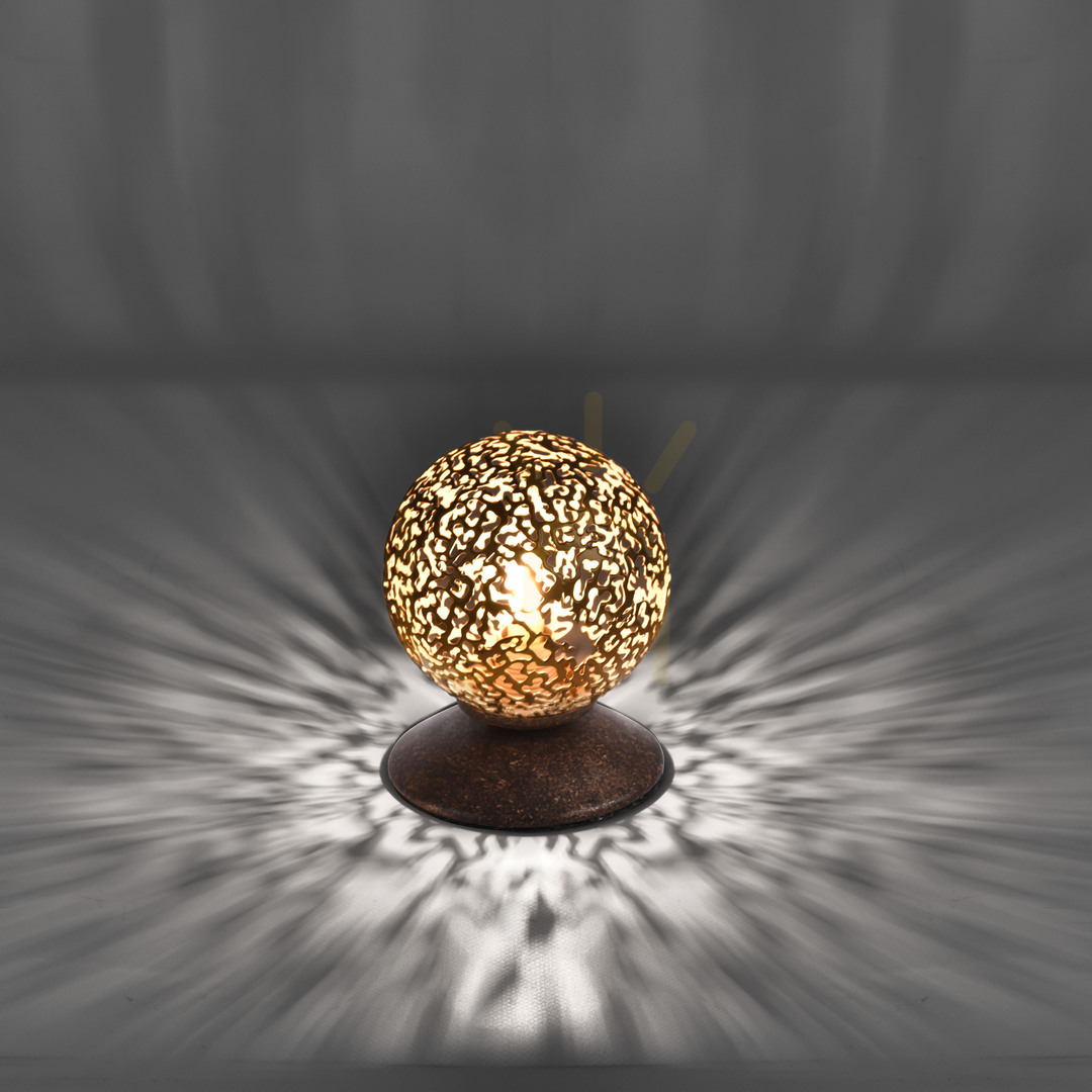 Show GRETA Table Lamp 4031-48 Rusty 1xG9 GRETA Table Lamp 4031-48 Rusty 1xG9